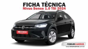 Ficha Técnica do Volkswagen Nivus Sense TSi 2024