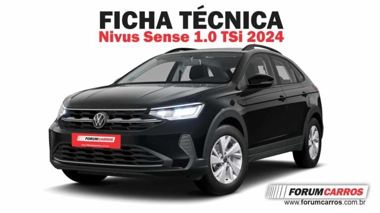 Ficha Técnica do Volkswagen Nivus Sense TSi 2024
