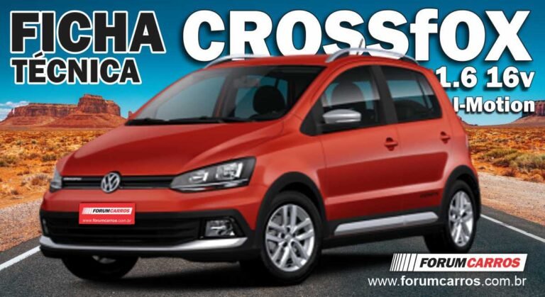 Ficha técnica do Volkswagen Crossfox 1.6 16v I-Motion