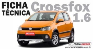 Ficha técnica do Volkswagen Crossfox 1.6
