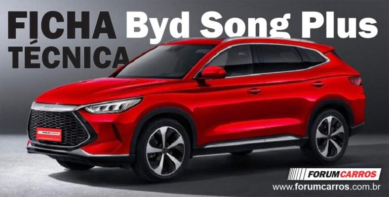 Ficha Técnica do Byd Song Plus