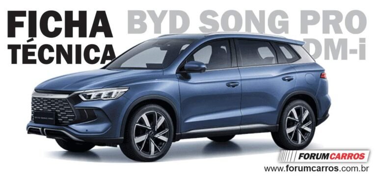 Ficha Técnica do Byd Song Pro
