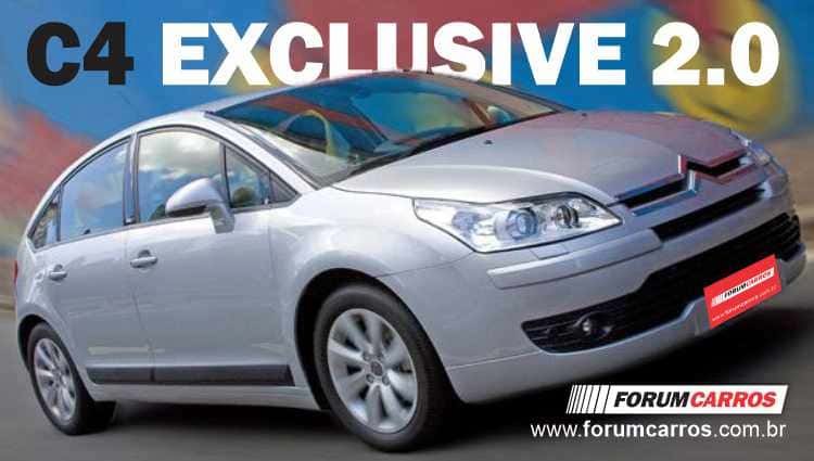 Ficha Técnica do Citroen C4 Exclusive 2.0. Especificações, Desempenho, Preço, Motor, Cambio, Itens