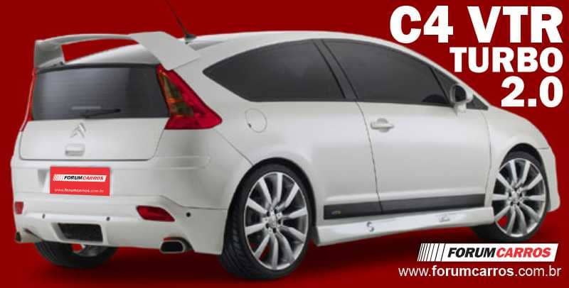 Ficha Técnica do Citroen C4 VTR TURBO 2.0. Especificações, Desempenho, Preço, Motor, Cambio, Itens