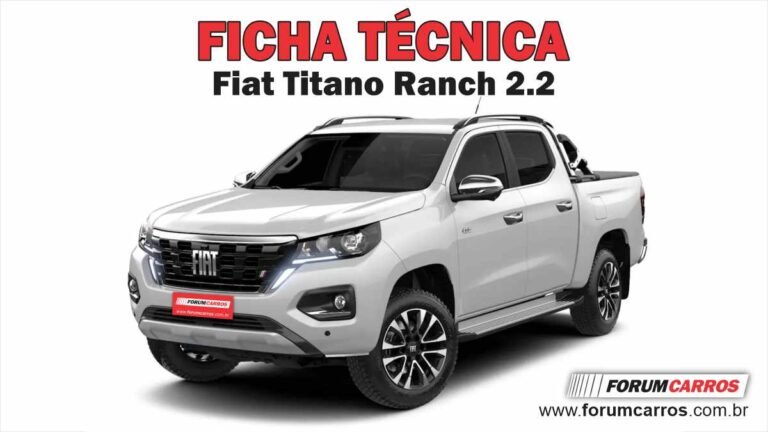 Ficha Técnica do Fiat Titano Ranch 2.2