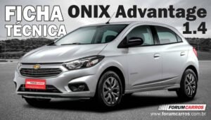 Ficha Técnica do Chevrolet ONIX Advantage 1.4