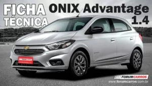 Ficha Técnica do Chevrolet ONIX Advantage 1.4