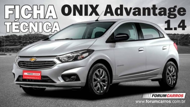 Ficha Técnica do Chevrolet ONIX Advantage 1.4
