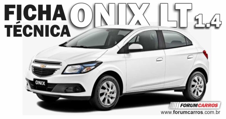 Ficha Técnica do Chevrolet ONIX LT 1.4