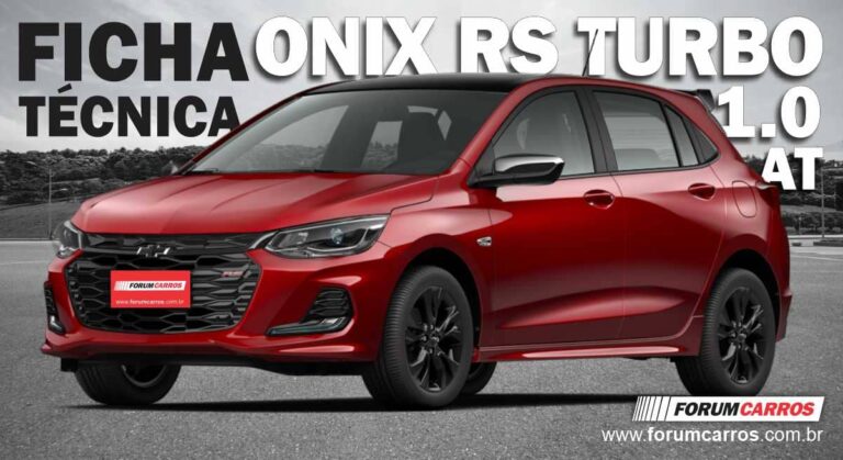 Ficha Técnica do Chevrolet ONIX RS Turbo 1.0