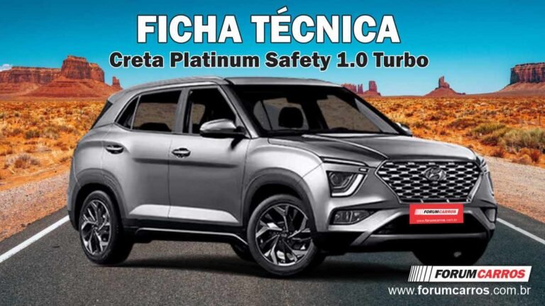Ficha Técnica do Hyundai Creta Platinum Safety 1.0 Turbo