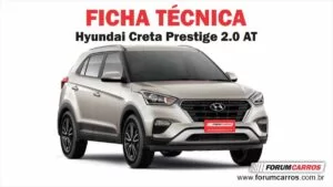 Ficha Técnica do Hyundai Creta Prestige 2.0 At Automático