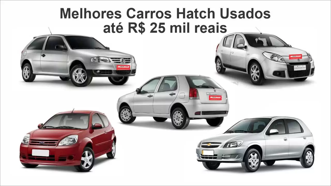 Os melhores carros Hatch usado para compra até 25 mil reais
