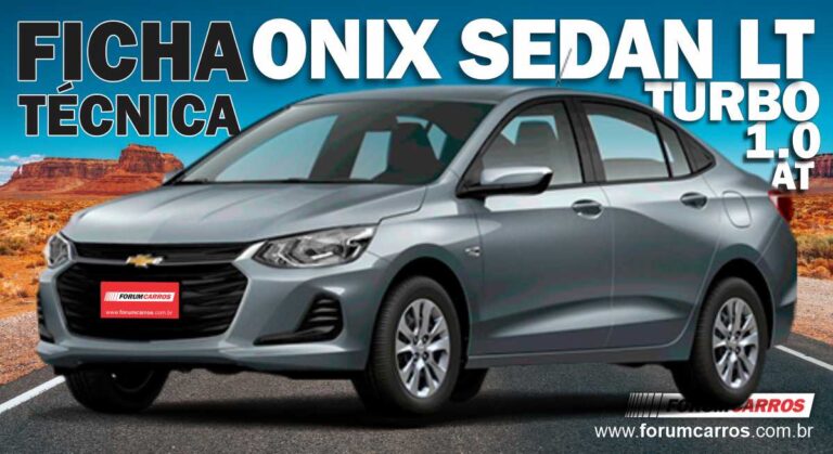 Ficha Técnica do Chevrolet Onix Sedan LT Turbo Automático