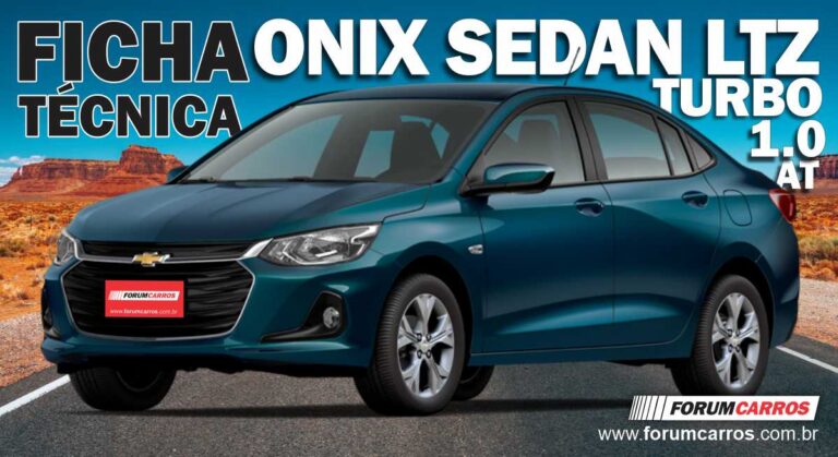 Ficha Técnica do Chevrolet Onix Sedan LTZ Turbo Automático