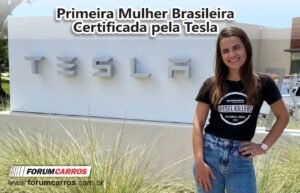 Patrícia Poloni Meneghetti, engenheira elétrica do Unioeste é a primeira mulher brasileira certificada pela Tesla