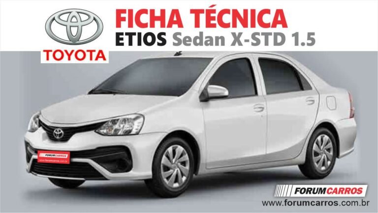 Ficha Técnica do Toyota Etios X-STD