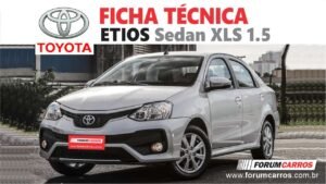 Ficha Técnica do Toyota Etios XLS 2013 em diante