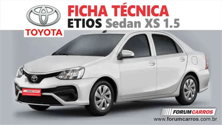 Ficha Técnica do Toyota Etios XS 1.5
