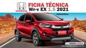 Ficha Técnica Honda W-RV EX 2021