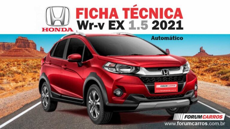 Ficha Técnica Honda W-RV EX 2021