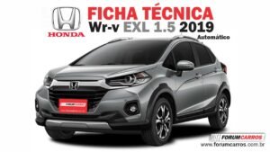 Ficha Técnica Honda W-RV EXL 2019