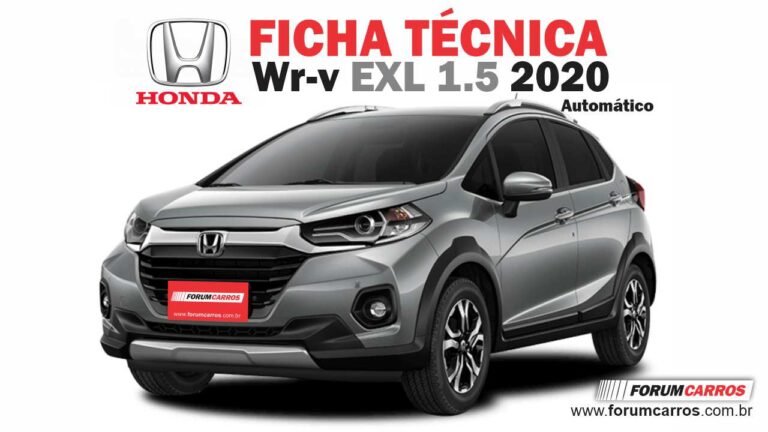 Ficha Técnica Honda W-RV EXL 2020