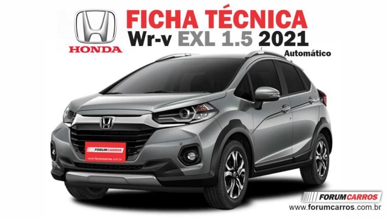 Ficha Técnica Honda W-RV EXL 2021