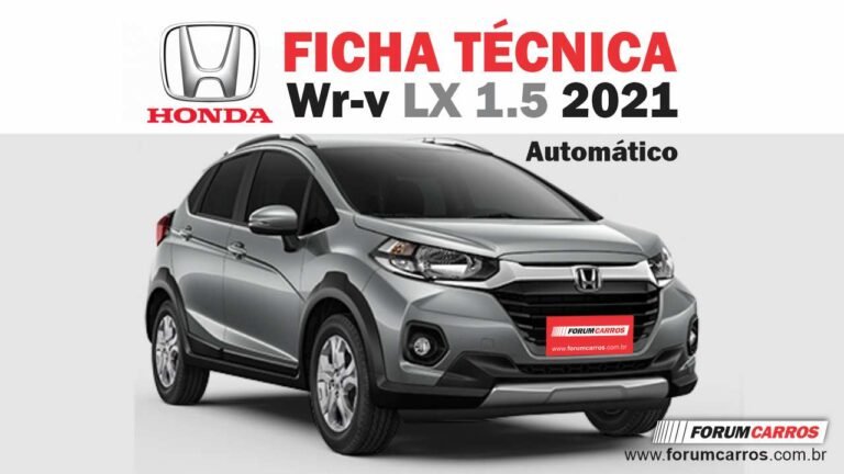 Ficha Técnica Honda WRV LX 2021
