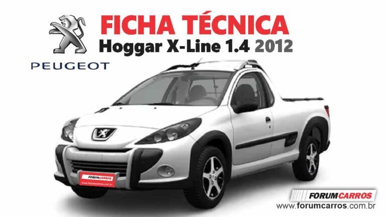 Ficha Técnica do Peugeot Hoggar X-Line 1.4 2012