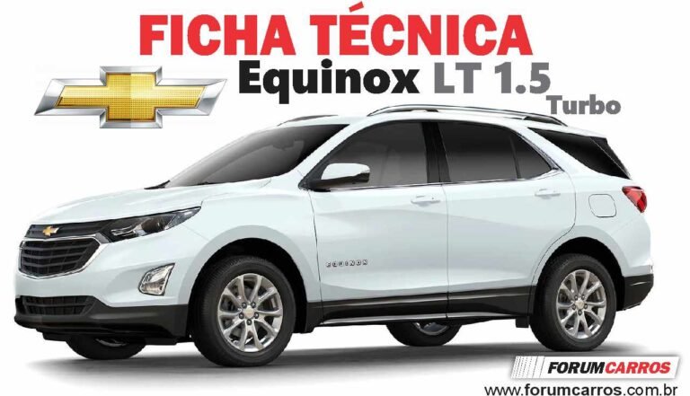 Ficha Técnica do Chevrolet Equinox LT 1.5 Turbo