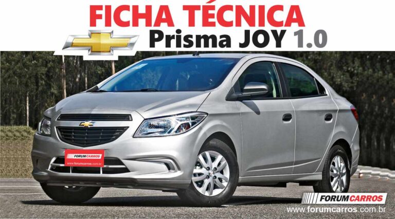 Ficha Técnica do Chevrolet Prisma Joy 1.0 2013 a 2017