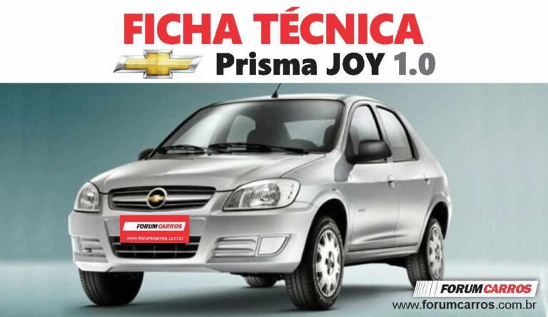 Ficha Técnica do Chevrolet Prisma Joy 2007 a 2012