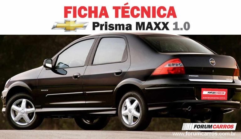 Ficha Técnica do Chevrolet Prisma Maxx 1.0