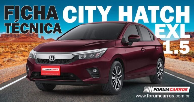 Ficha Técnica do Honda City Hatch EXL 1.5