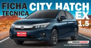 Ficha Técnica do Honda City Hatch EX 1.5