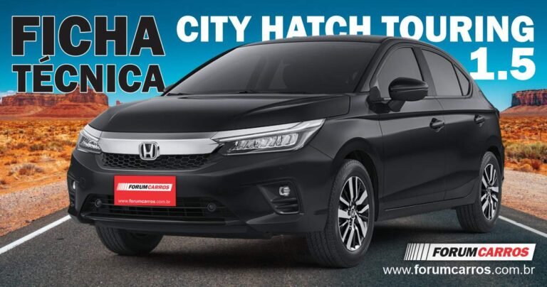 Ficha Técnica do Honda City Hatch Touring 1.5