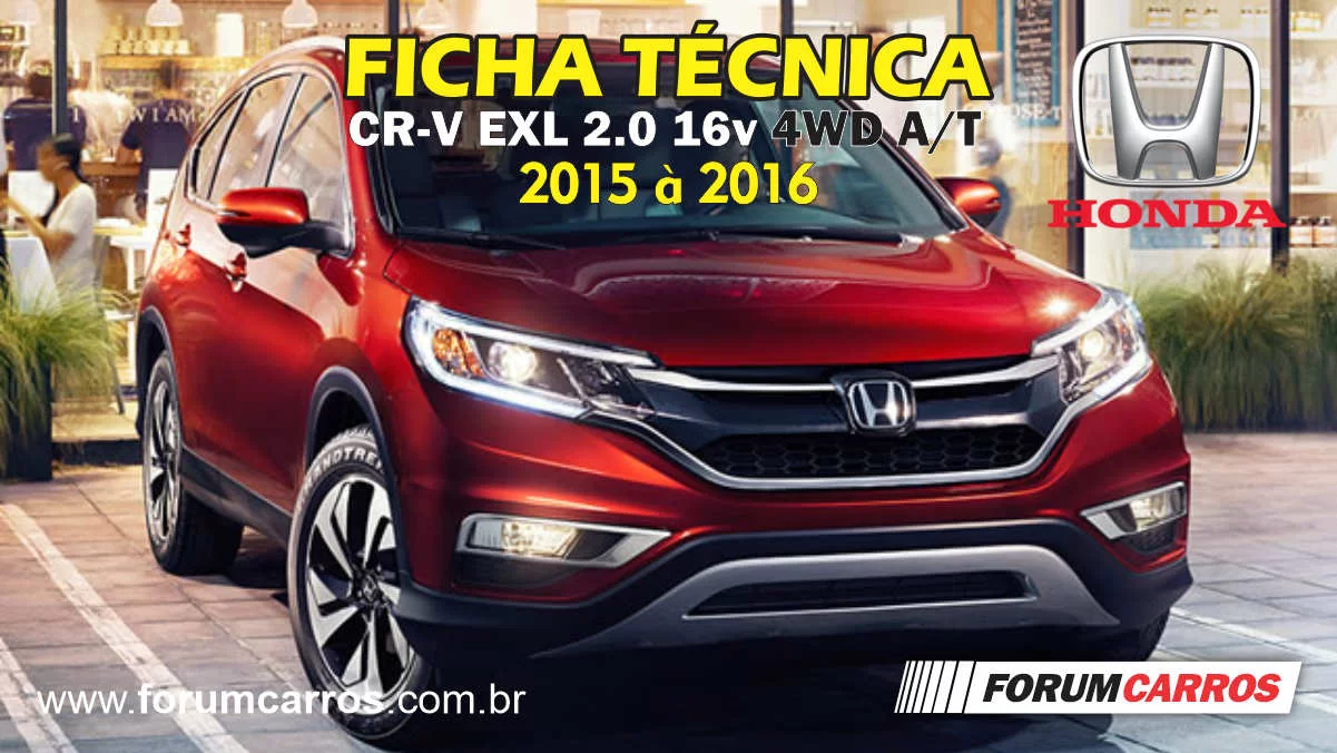 Honda Cr-v EXL 2.0 4×4 Aut. 2016