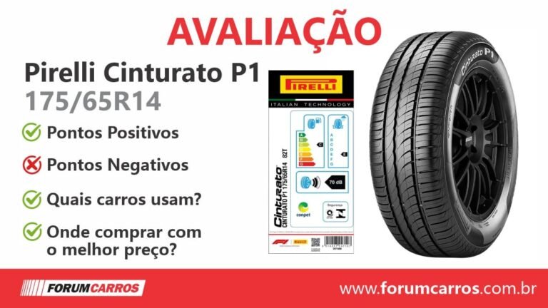 Pneu Pirelli Cinturato P1 175 65 14 é bom, durável e confiável, atendendo muito bem às necessidades do dia a dia.