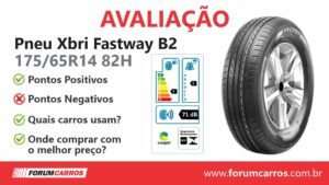 Pneu Xbri Fastway B2 175/65R14 82H é bom? Vale a pena? Avaliação completa