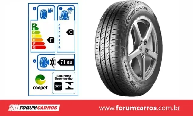 Pneu Barum 175 65 14 Bravuris é bom, durável e confiável, atendendo muito bem às necessidades do dia a dia.