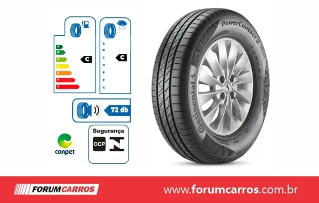 Pneu Continental 175 65 14 Power Contact 2 82T é bom, durável e confiável, atendendo muito bem às necessidades do dia a dia.