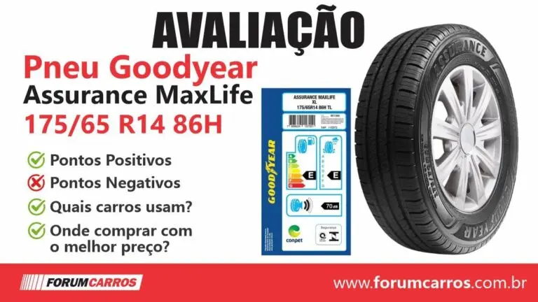 O Pneu Goodyear Assurance MaxLife 175/65 R14 é bom e é um dos modelos mais procurados entre motoristas que buscam pneus duráveis, seguros e com ótimo custo-benefício.