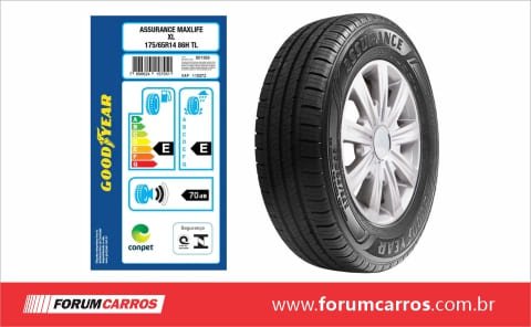 Pneu Goodyear Assurance 175 65 R14 é bom, é seguro, confiável e tem o menor preço.