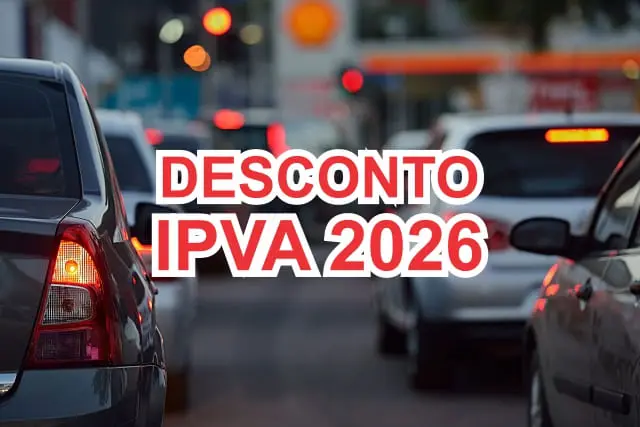 Estados anunciam descontos no IPVA 2026, cortes de até 50% nas alíquotas.