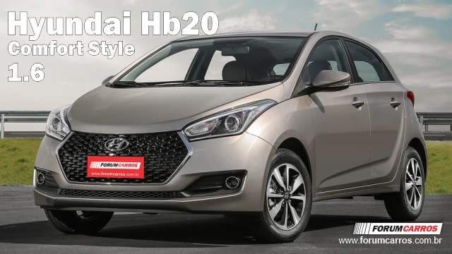 Ficha Tecnica do Hyundai Hb20 Comfort Style 1.6 2017