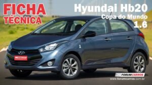 Ficha Tecnica do Hyundai Hb20 Copa do Mundo 1.6