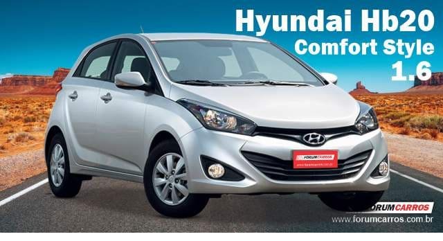 Ficha Técnica do Hyundai Hb20 Comfort Style 1.6 Automatico 2013