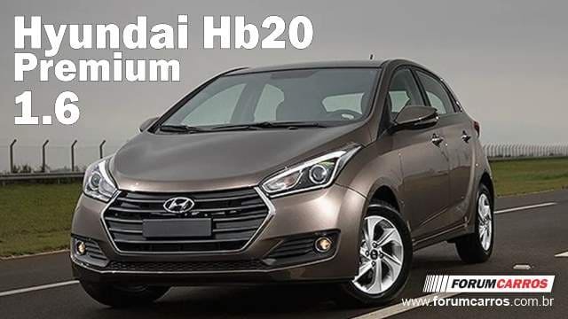 Ficha Tecnica do Hyundai Hb20 Premium 1.6 16v 2017 em diante