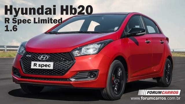 Ficha Tecnica do Hyundai Hb20 R Spec Limited 1.6 16v